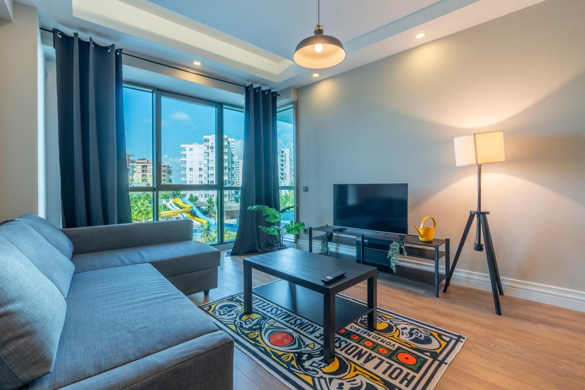 Luxury With Maxibnb 1-bed Pool, Free Spa, Fitness, Access In Aksu Daire *